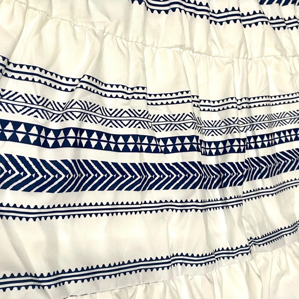 NEW WT - BloomChic Blue Multicolored Maxi Dress with Pockets Size 1X (14-16) - Picture 6 of 12